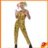 Rubie's ✨ Costume Jolly Donna Oro - Tuta Carnevale Halloween Stile Arlecchina Glam