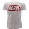 Disney T-Shirt Marvel logo bianca originale ufficiale adulto maglia maglietta bianca