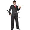 Rubie's 🖤 Costume Gomez Addams Uomo Nero Gessato Halloween Carnevale