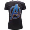 Avengers T-Shirt Avengers Marvel logo originale ufficiale maglia maglietta blu