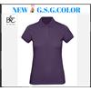 B&C maglia donna Polo Inspire manica corta 100% cotone (organioco), pettinato