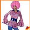 Espa Costume Carnevale Halloween Donna Ragazza Disco Dance Hippy 70s80s Tg 36-38