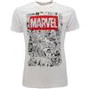 Marvel T-shirt Marvel Originale bianca fumetti Maglia Supereroi vintage Novità 2020