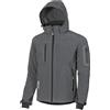 U-Power Metropolis giacca in softshell, grey meteorite