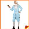 Atosa Costume Uomo Cortigiano Rinascimento Azzurro Tg 48/54