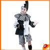 Atosa 🤡 Costume Pierrot Bianco e Nero - Eleganza Classica e Divertimento! 🎭