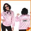 Espa Costume Carnevale Donna Ragazza Giacca Rosa Bomber Grease Anni 60s50s Tg 36-46
