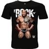 WWE T-Shirt WWE The Rock wrestling originale nera wrestler ufficiale