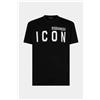 Dsqaured2 Dsquared 2 Icon T-Shirt unisex BLU ORIGINALE