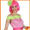 Espa Costume Carnevale Donna Ragazza Maglia Top Rosa Grease Anni 60s50s Tg 40-42