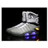 Sports Swag Scarpe Uomo Ispirate a Ritorno al Futuro Luminose - Stivali LED Ricaricabili