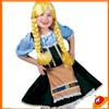 Costume Carnevale Bambina Ragazza Heidi Tirolese Bavarese