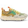Flower Mountain Yamano 3 UNI suede nylon light military green fluo man 2F12