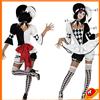 Atosa Costume Carnevale Donna Clown Pierrot
