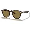 Ray-Ban Ray Ban 2180 49 710/73 Occhiali da Sole Havana Chiaro/Marrone Scuro