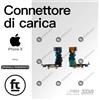 APPLE CONNETTORE RICARICA IPHONE 8 MICROFONO BIANCO SILVER ORIGINALE RIGENERATO