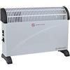 Velamp Radiatore a Convezione 2000 W con funzione Turbo - riscaldamento rapido con 3 livelli (750/1250/2000 W), ventola integrata, ideale per ambienti fino a 24 m²
