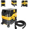 Mirka Aspiratore 17 lt 1200W Brushless Officina Cantiere Mirka Dexos 1217 M AFC e tubo