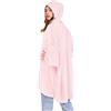 A2Z 4 Kids® Felpa Oversize Unisex Rosa Baby Morbida Super Fleece
