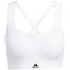 adidas TRN HS Alpha, Reggiseno Sportivo Donna, White, XSDD Supporto elevato XS