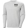 HH Workwear Helly-Hansen - Felpa Classica con Logo da Uomo, 931 Grigio Chiaro, XS