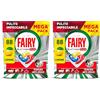 Fairy Platinum Detersivo Pastiglie Lavastoviglie Plus, Brillantante, 88 Capsule, Limone, Tecnologia Anti-Opaco, Contro Il Grasso e le Incrostazioni Ostinate Anche Nei Cicli Brevi (Confezione da 2)