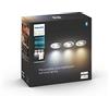 Philips Hue White Ambiance Adore, 3 Faretti da Bagno Smart, Bluetooh, 5.5 W, All
