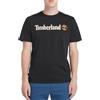 Timberland T-Shirt da Uomo Kennebec River Linear Logo Nera Taglia M Cod TB0A5...