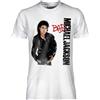 Michael Jackson T-Shirt Michael Jackson ufficiale maglia maglietta originale bianca Bad
