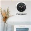 Orologio da bagno minimalista da 5,8 pollici senza ticchettio per soggiorno