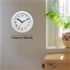 Orologio da bagno minimalista da 5,8 pollici senza ticchettio per soggiorno