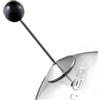 TAKE 2 Germany Take2 it Push - Pattumiera con Apertura Automatica, 150 mm, Colore: Nero/Argento