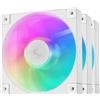 DeepCool Ventola ARGB 120mm Kit da 3 Ventole Bianco
