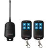 IXTRIMA Kit radio universale 12-30V AC/DC con 2 telecomandi per Automazione Cancelli, te