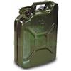 UTENSILERIA 1PZ TANICA IN METALLO PER CARBURANTE LT. 10: