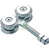 UTENSILERIA 2PZ CARRELLO SCORREVOLE 4C COMUNELLO ZINCATO 4 RUOTE CON CUSCINETTO D.MM 44+PER: