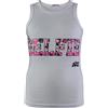 A2Z 4 Kids® Top Senza Maniche Splash Per Ragazze, Bianco, Moda Trendy, T-Shirt, 5-13 Anni