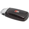 Audi 8W6071208C3Q0 - Mascherina per chiavi in carbonio, con logo S, solo per chiavi 4M0959754 8W0959754 8S0959754 senza clip cromata