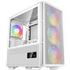 DeepCool Case CH560 DIGITAL WH Midi Tower Bianco con Ventole RGB
