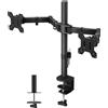 BONTEC Supporto Doppio Monitor per Schermo LED LCD da 13 a 27 Pollici, Ergonomic