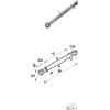 Cermag Terzo Punto Meccanico per Trattore Fori ø 19 - 50005 ( L=480/620 )