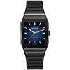 Rado Orologio Rado Anatom Automatic Blu R10202209 Watch Silicone Nero Rettangolare
