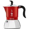 Bialetti 0007144 Caffettiera, Rosso, 4 Tazze