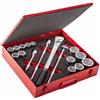 USAG 612 3/4 EB Set 17 Bussole Esagonali con Cassetta in Lamiera Cricchetto