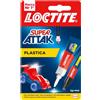 Loctite Super Attak Plastica, Colla per plastica istantanea, Adesivo liquido tra