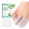 Welnove Gel Toe Cap e Protector - Copripunta in silicone - Cuscini per dita dei