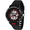 Sector No Limits Orologio Sector Ex-45 R3251293002 watch Gomma Nero Digitale Rosso crono sveglia