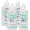 Deacare Baby KIT 4 DETERGENTE BIBERON TETTARELLE E CIUCCI con Enzimi di Origine Naturale, Senza Profumo, Detersivo Biberon, Rimuove Residui Cibo e Sanitizza, Dermatologicamente Testato - 4x400ml