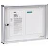 ARREGUI PAN42 Bacheca Magnetica con Anta Battente per Interni in Alluminio con S
