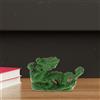 Decorazione Fengshui con statuetta di drago cinese intaglio del legno per
